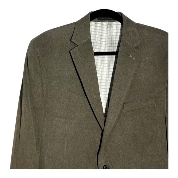 Lauren Ralph Lauren Mens 42R Brown Two Button Blazer Jacket Vented - Picture 2 of 7